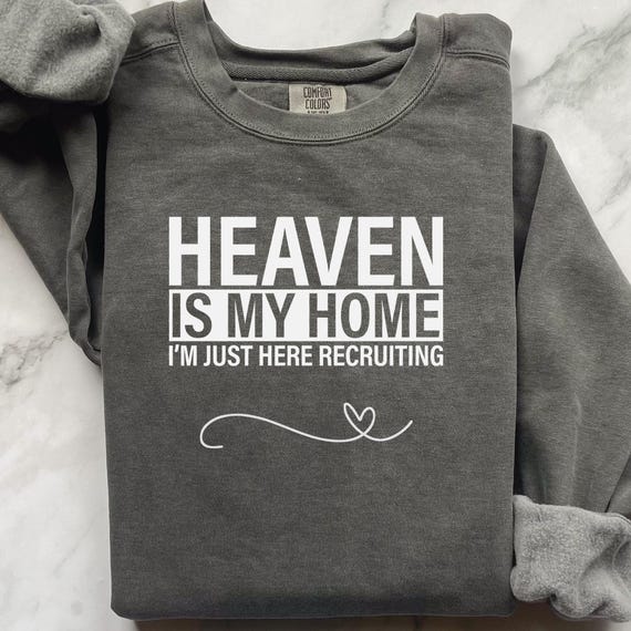 Funny Religious Comfort Color Sweatshirt, Christian Mom Gift Idea,  Funny Gift for Friend Cute Sweatshirt for Christians