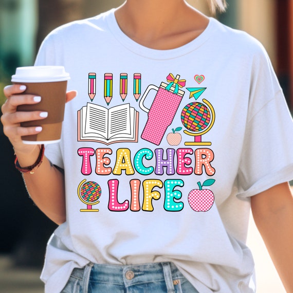 First Day Of School Retro Teacher Shirt,Back To School  gift Teacher Appreciation, Kindergarten Teacher Elementary Teacher New Teacher Gift,