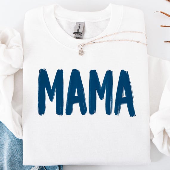Brushstroke Sweatshirt for Mama,Gift for Mom