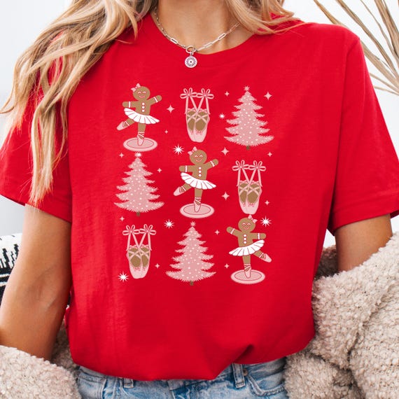 Ballet Gingerbread Shirt for Holiday Festive Tee Gift
