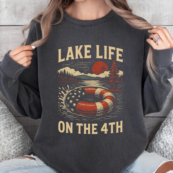 Patriotic sweatshirt 4th of July firework design, cozy comfort color crewneck for Independence Day, gift for patriotic lover