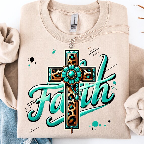 Faith Sweatshirt: Religious Tee for Believers, Christian Gift