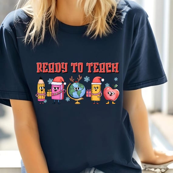 Teacher Xmas gift Funny Teacher gift,Christmas shirt teacher Xmas Shirt,Gift For Book Lover Gift For Teacher,Christmas Gift Book Lover Shirt