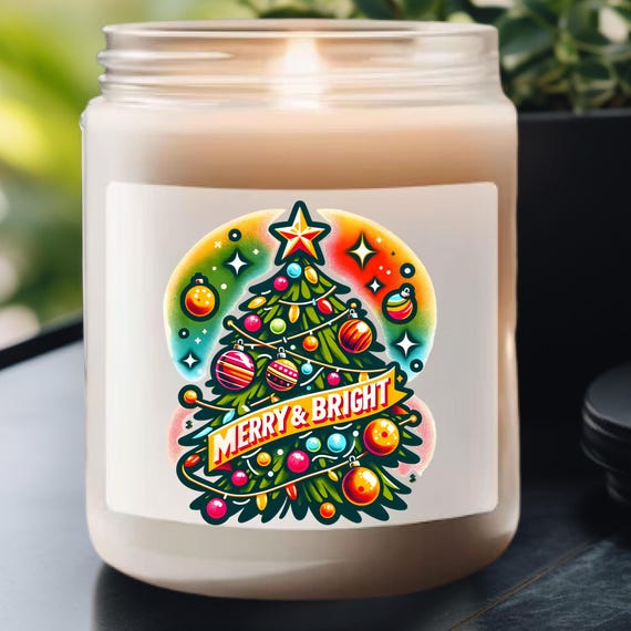 Christmas Tree Soy Wax Candle,  Christmas Vibes Scented Candle,  Noel Presents Holiday Gifts,  Feliz Navidad Gift Candles,  Tree Farm Candle