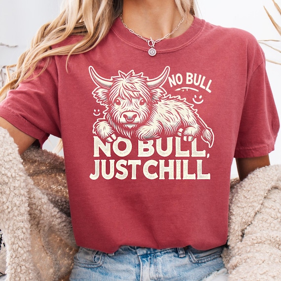 Funny Highland Cow Shirt Cow Lover Tee, Gift for Highland Cow Lover Shirt, Comfort Color shirt Cow Graphic Tee, Cute Western cow shirt