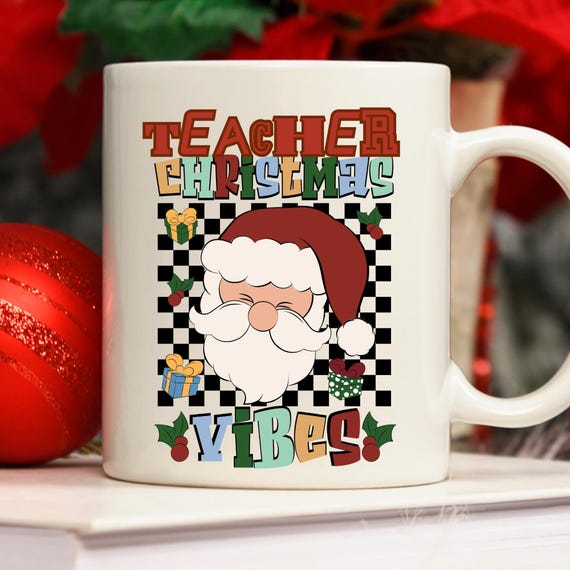 Teacher Mug Gift For Teacher, Teacher Appreciation Teacher Mug, Kindergarten Teacher New Teacher Gift, Teacher Xmas Mug, Xmas Teacher gift