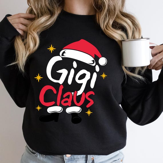 Gigi Claus Shirt Gift For Gigi,Gigi Xmas Shirt Christmas Gigi Gift,Christmas Mimi Shirt Mimi Christmas, Christmas Nana Gift Shirt Xmas  Nana