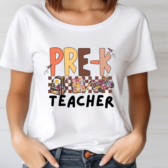 Gift For Teacher Pre-K Teacher Shirt Teacher Appreciation, Back To School Shirt, Preschool Teacher, Prek Teacher Shirt, Professional Teacher