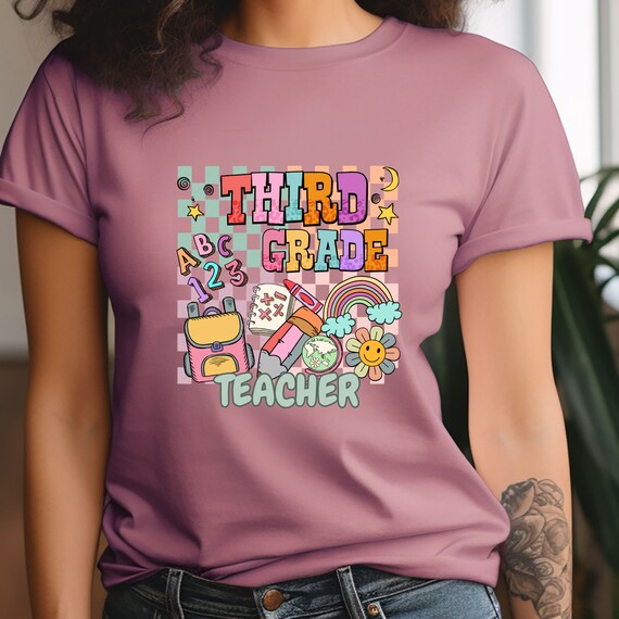 3Rd Grade Teacher, Third Grade Teacher, Teacher Appreciation, Third Grade Shirt, 3Rd Grade Shirt, Elementary Teacher, Back To School Shirt