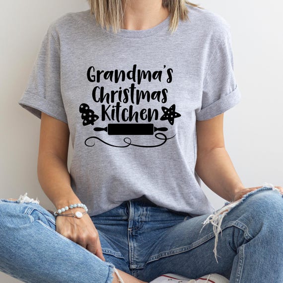Grandma Kitchen Shirt For Grandmas,  Grandma Xmas Gift Christmas Grandma Tee,  Grandma Xmas Shirt Christmas Mimi Shirt,  Christmas t shirt