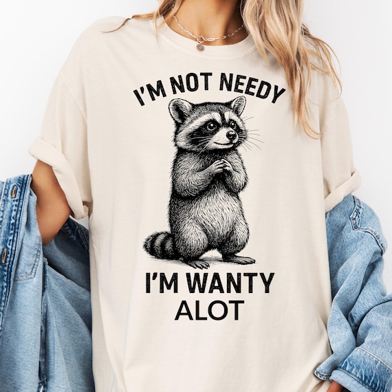 Funny Raccoon comfort color Shirt for Animal Lovers, Cute Tee for Wildlife Fans, Gift for Nature Enthusiasts