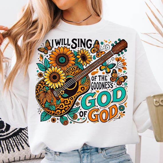 Christian Music Shirt for Worship Lovers:  Gift for Believers