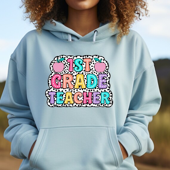 Back To School Shirt 1st Grade Teacher, Coffee Teach Repeat Coffee Lover Teacher,Teacher Appreciation Teacher Hoodie New Teacher Gift