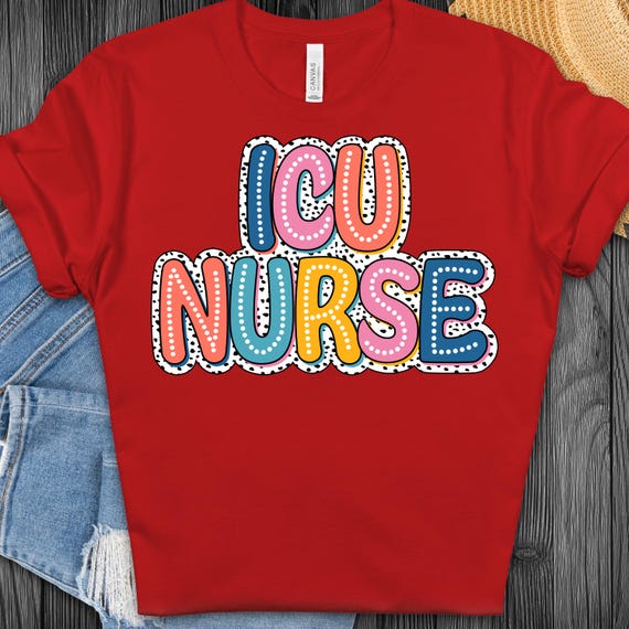Retro ICU Nurse Shirt for Healthcare Workers, Medical Staff Tee, Gift for Nurses