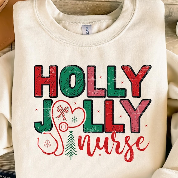 Nurse Christmas Sweatshirt, Medical Holiday Gift, RN Xmas Jumper, Healthcare Winter Apparel, Nurse Appreciation Pullover, Holiday Nurse