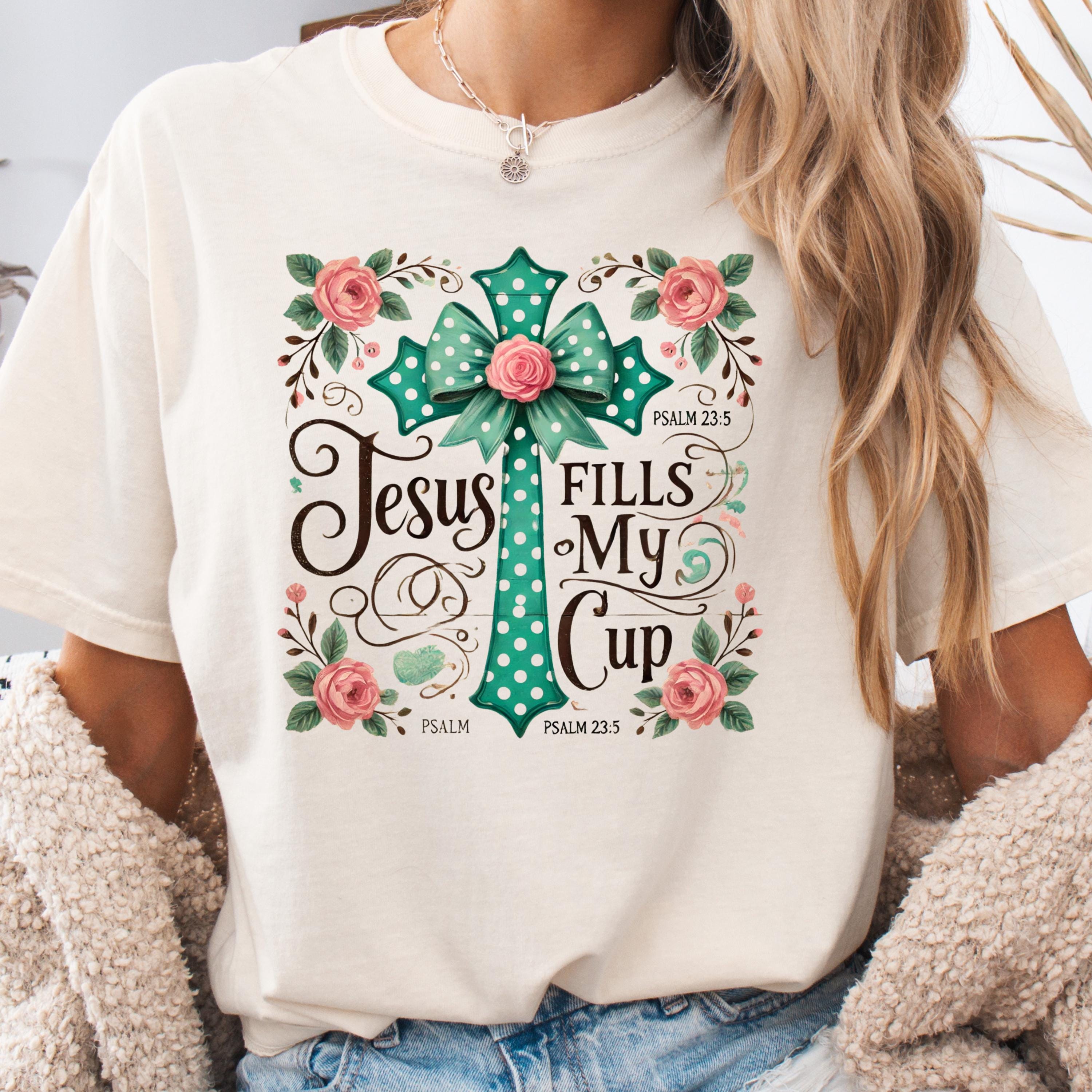 Psalm 23 Spiritual T-Shirt Psalm 23 Spiritual T-Shirt
