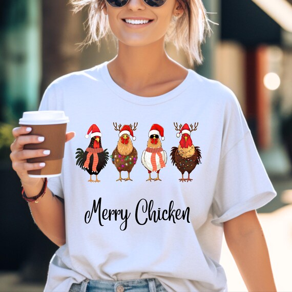 Chicken Lover Shirt Chicken Xmas shirt,Chicken Lover Gift Farm Life Shirt,Funny Chicken Shirt Gift For Chicken Mom Chicken Mom Shirt for her