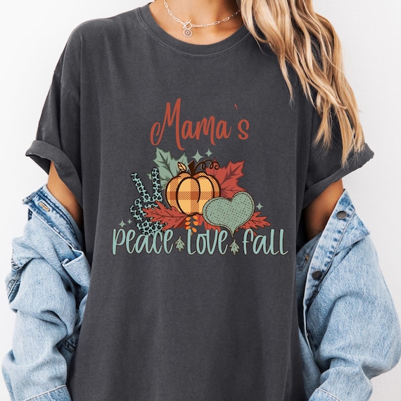 Fall Mama shirt Autumn tshirt,Mama Shirt Pumpkin tshirt, Thanksgiving Gifts Thanksgiving Tee, Thanksgiving Dinner, Mom fall Shirt