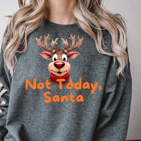 Reindeer funny Shirt Christmas Sweatshirt, Reindeer Sweatshirt Family Christmas shirt,Christmas Gift Funny Christmas gift,Matching Christmas