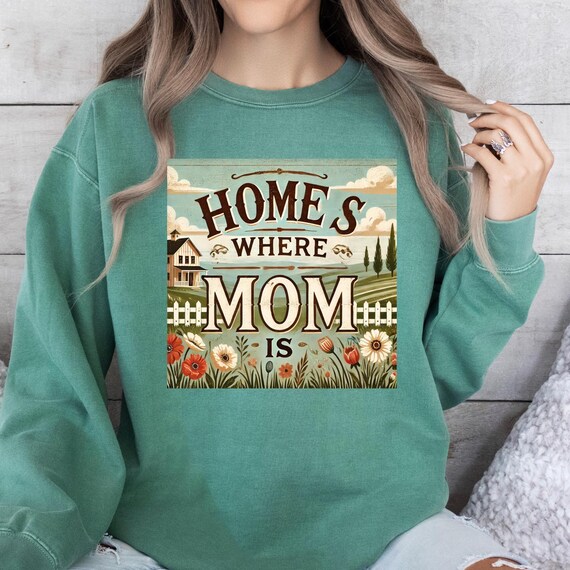 Country Mom  Sweatshirt, Small Town Mothers Day Gift, Comfort Color Pullover, Rural Mama sweater, Farmhouse Style Mom sweatshirt gift