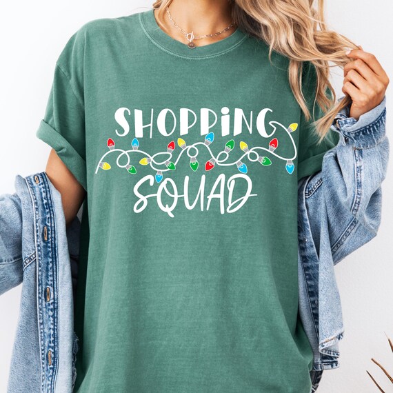 Shopping Squad Christmas Lights T-Shirt