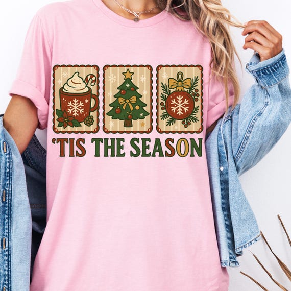 Christmas Shirt, Festive Tee for Holiday Lovers, Tis The Season Gift