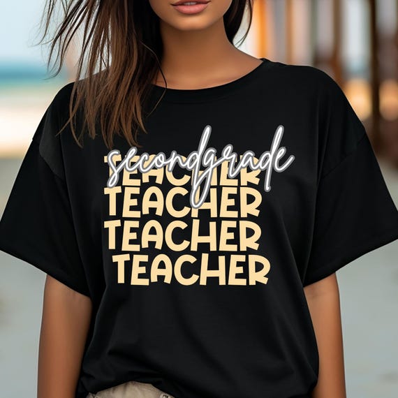 Second Grade Teacher Unisex Tee, School Educator Shirt, Elementary Teacher Gift, Back to School Apparel, Teaching Assistant Tshirt