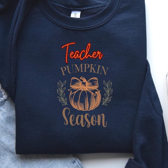 Fall Teacher Shirt: Pumpkin Thanksgiving Gift for Teachers