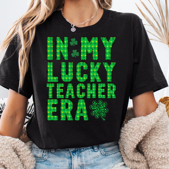 Lucky Teacher Era T-Shirt | St. Patrick's Day Teacher gift