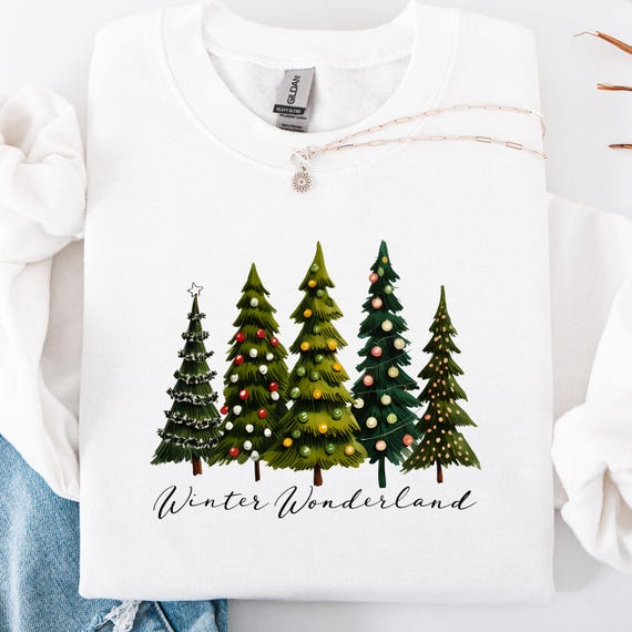 Winter Wonderland Shirt, Holiday Tree shirt for Christmas Lovers