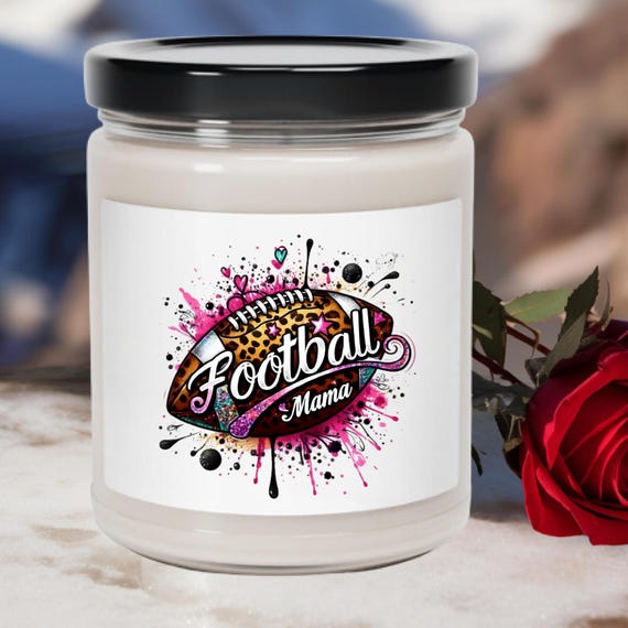 Football Mom Gift Football Mom Life,Football Team Mom Football Mama,Football Mom Candle Gift  Sport Mom, Football Player Gift Football Coach