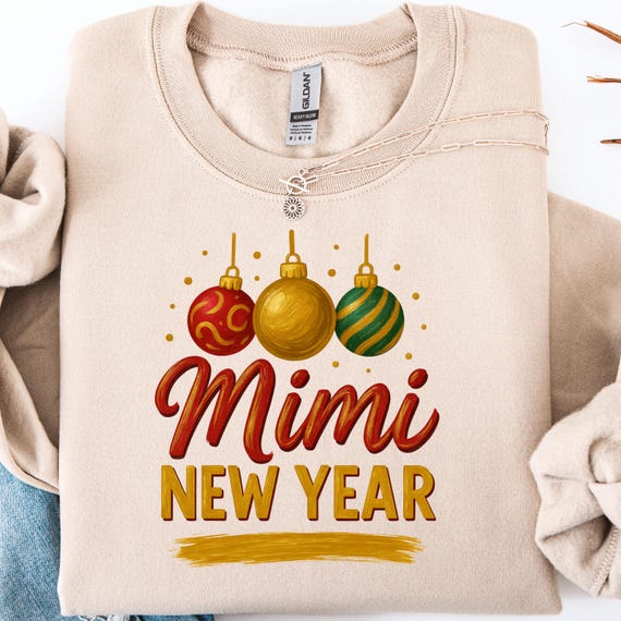 Mimi New Year Sweatshirt, Grandma Celebration Shirt
