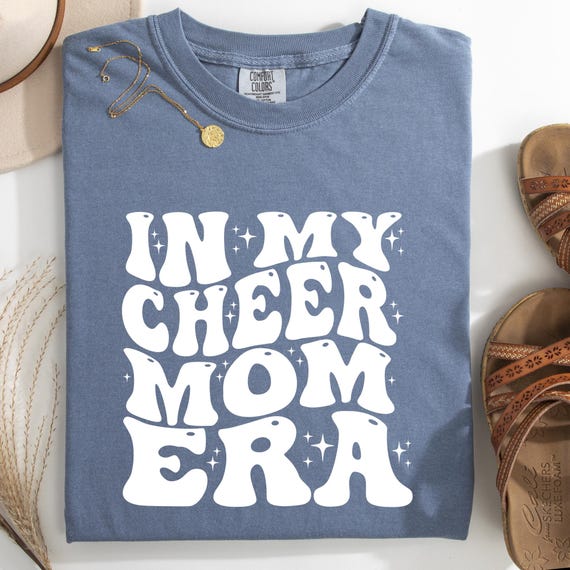 Cheer Mom Tshirt Cheer Mama Shirt,  In My Cheer Mom Era Gift For Cheer Mom,Mom Cheer T-Shirt Cheer Mama tee, Cheer Mom gift for her