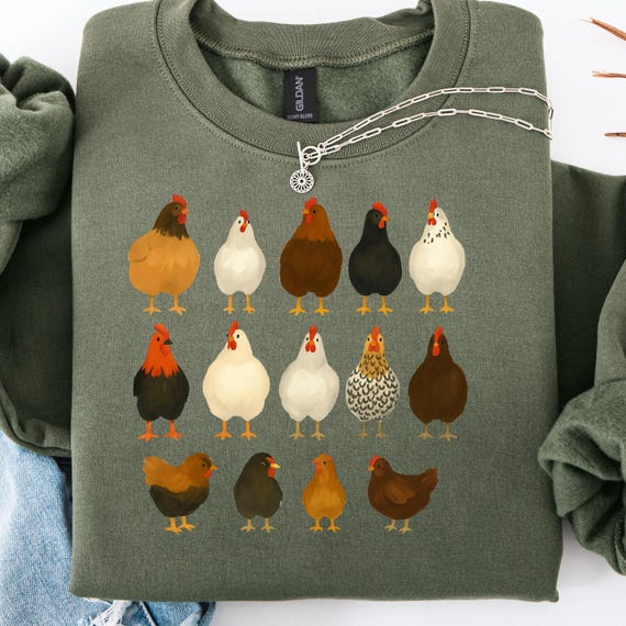 Backyard Chicken T-Shirt, Funny Hen Shirt for Women, Shirt Gift