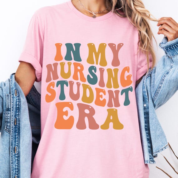 Retro Student Nursing Tee, Unisex Nurse Shirt for Nurse Students, Retro Nurse Gift Shirt, Nursing School Graduation Tee, Medical Student tee