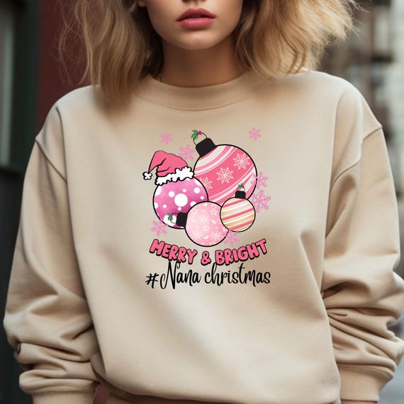 Nana Seasonal Sweatshirt Unisex Sweatshirt for Holiday Season, Nana Family Sweatshirt,Xmas Gift Idea,Cute Winter Sweatshirt, Nana Sweatshirt