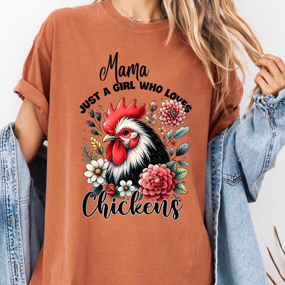 Mama Chicken Tee ,Chicken Mama Tee, Chicken Lover Tee, Chicken Lover Gift,Funny Chicken Tee, Chicken Mom Tee, Gift For Her, Chicken Lady Tee