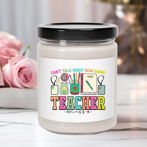 Back To School Gift Teacher Candle Gift,New School Year Gift Teacher Appreciation,Teacher Thank You Best Teacher Gift,Teacher Christmas Gift