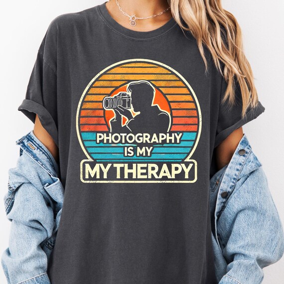 Photography Lover Sunset Style T-shirt, Gift for Photographer Unisex Tee Group Shirt or Club Shirt