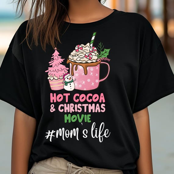 Mom Life T Shirt Christmas Gift Mom,  Funny Mom Life Shirt Mama Xmas Gift,  Mama tshirt New Mom Gift,  Gift For Her First Time Mom Gift
