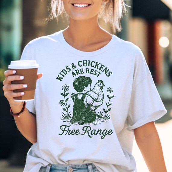 Chicken Lover T Shirt, Soft Cotton Tee for Chicken Moms, Perfect Farm Life Gift for Her