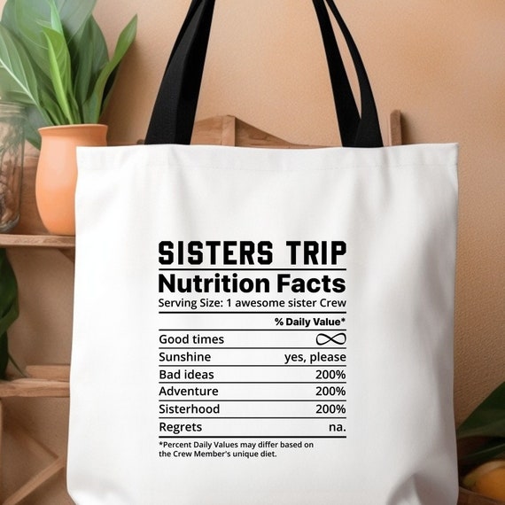 Sister Trip Gift Sisters Trip Tote, Sisters Trip 2024 Sisters On The Loose, Sister Vacation tote Girls Trip Tote Bag Sister Trip Tote Bag