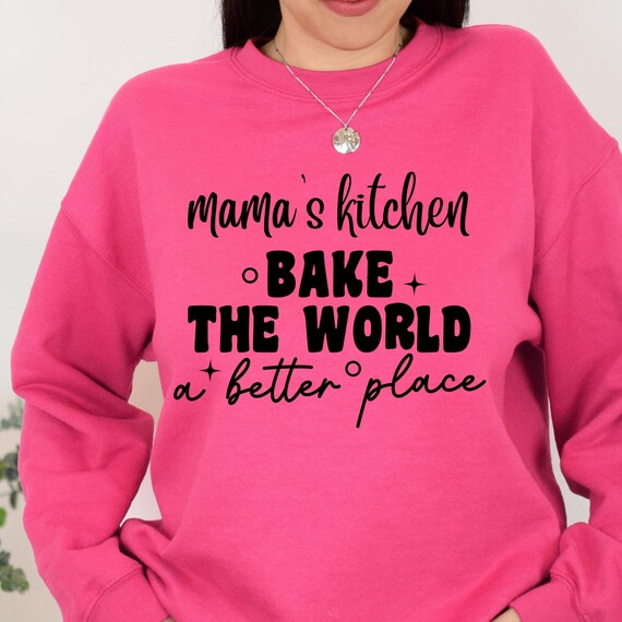 Baking Sweatshirt, Kitchen Crewneck Jumper, Cooking Gift Ideas, Baking Lover Gift, Family Kitchen Apparel, Mom Baker Shirt