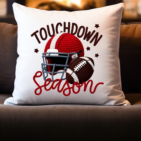Football Lover Pillowcase, Sports Fan Decor