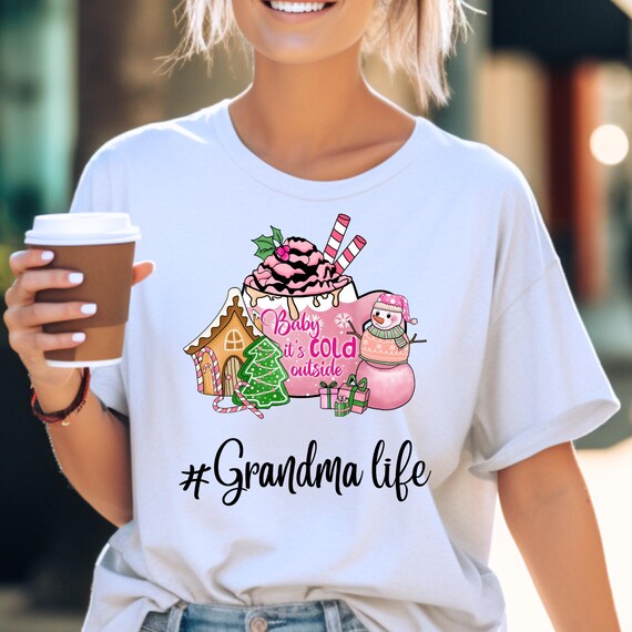 Xmas Grandma Shirt Xmas life shirt,  Xmas shirt for Grandma Gift For Grandma   ,Grandma Xmas Shirts Grandma Xmas life ,  Xmas Grandma Gift