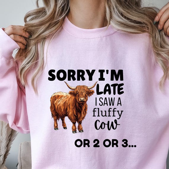 Highland Cow Shirt Funny Cow shirt,Highland Cow Sweater Cow Lover Shirt,Western Cow shirtHighland Cow Gift,Cow SweatshirtHighland cow shirt