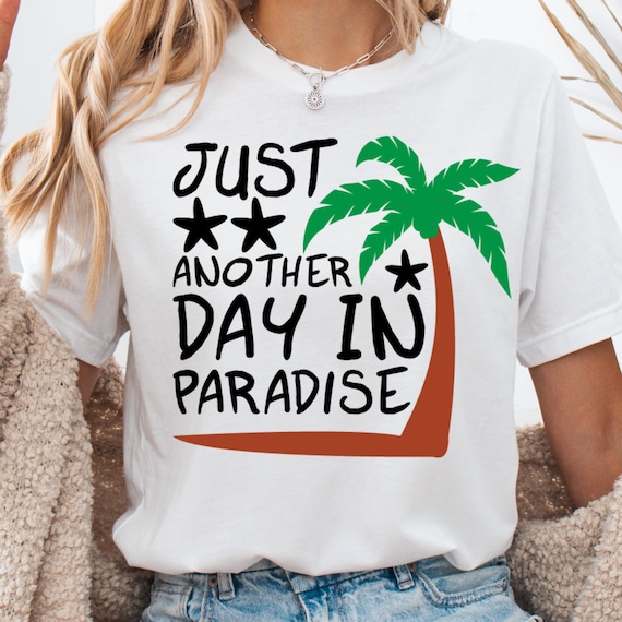 Paradise Shirt for Beach Lovers Vacation Tee, Tropical T-Shirt Summer Getaway Gift