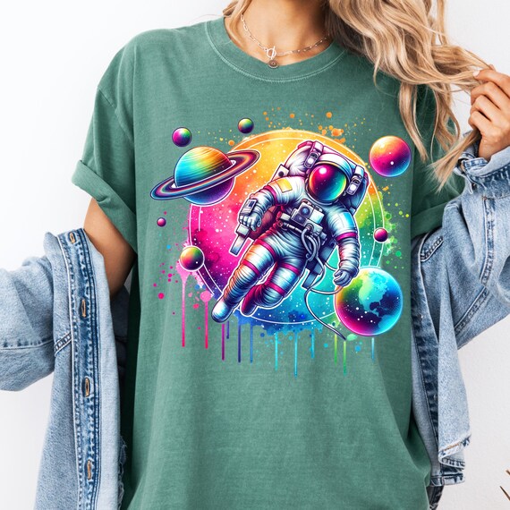 Space Astronaut comfort color Shirt, Cosmic Tee for Galaxy Lovers, Gift for Space Enthusiasts