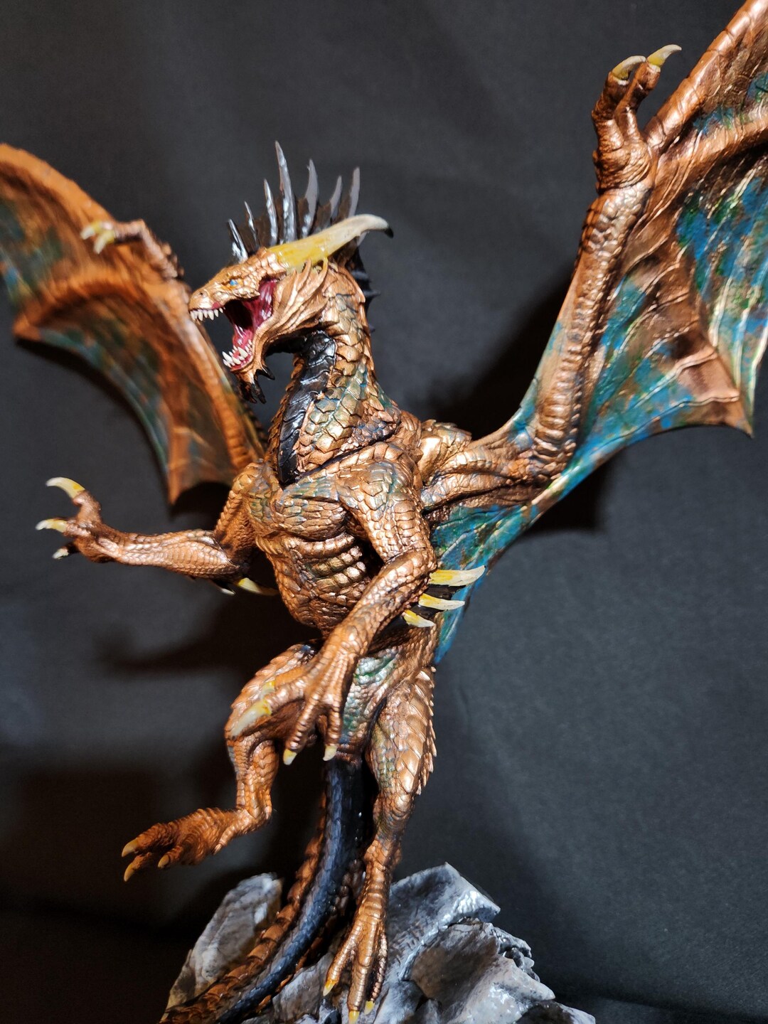 Massive Copper Dragon Miniature Model: Rescale Miniatures - Etsy