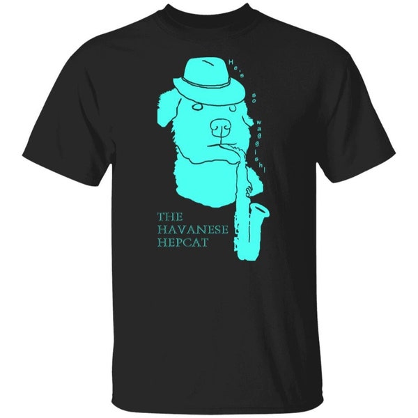 Graphic T-Shirt Featuring The Havanese Hepcat Logo